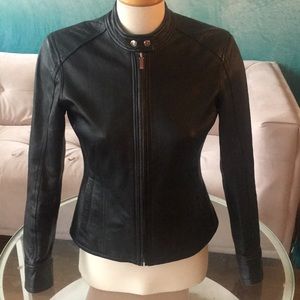 ANNE KLEIN Genuine Leather Jacket